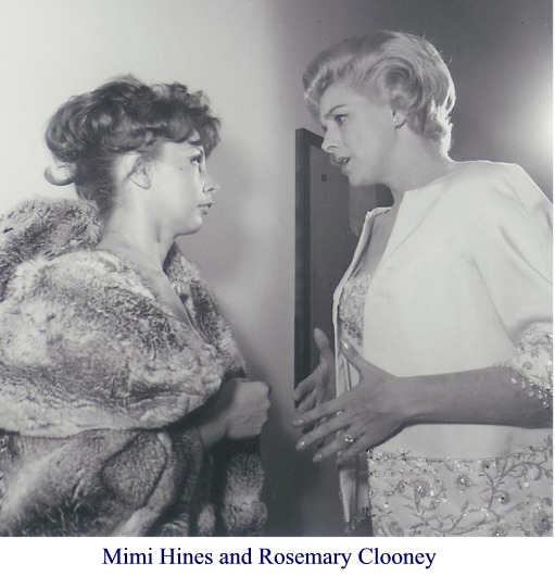 Mimi Hines and Rosemary Clooney in the 60s.